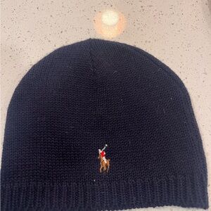 Polo by Ralph Lauren Navy Knit Beanie